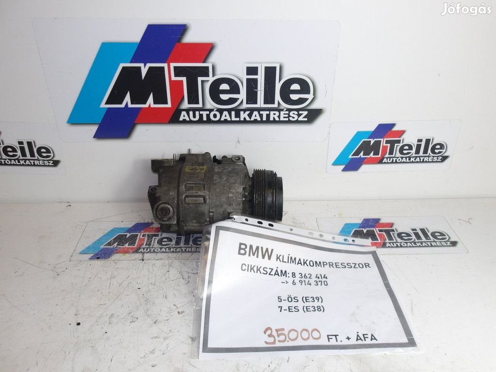 [GYÁRI BONTOTT] BMW - KLÍMAKOMPRESSZOR - 5-ÖS - E39; 7-ES - E38 - CIK
